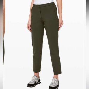 Lululemon On The Move Pant 28” - Color: Dark Olive
